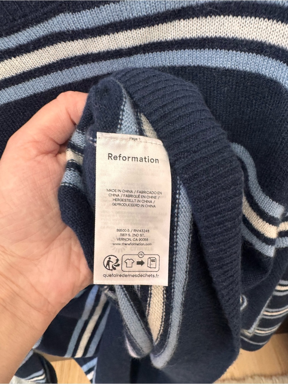 Reformation Cashmere Boyfriend Sweater - Picture 8 of 12
